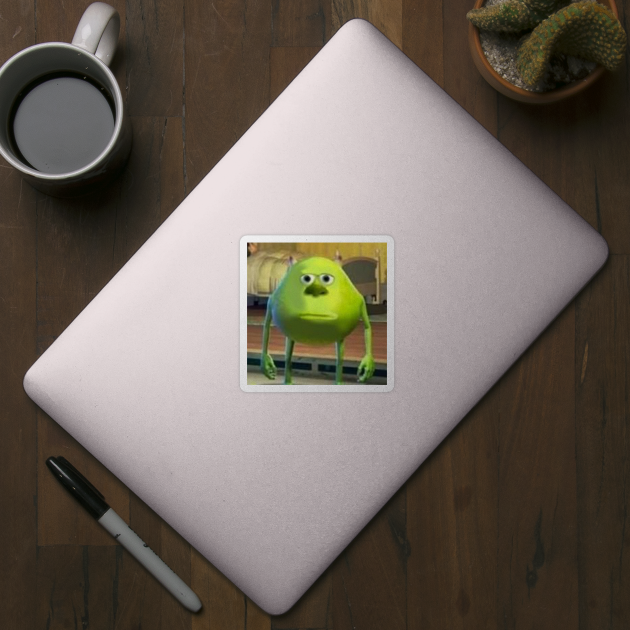 Mike Wazowski with Sully Face Meme by artsylab